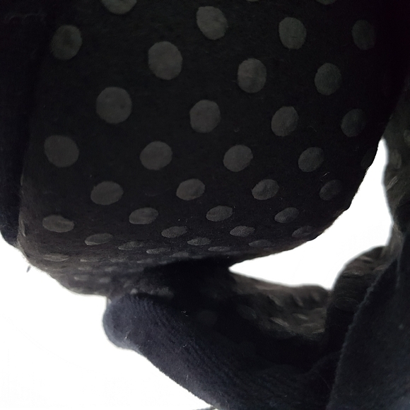 La Vie en Rose women's size small 5/6 black slippers, New - Picture 5 of 5